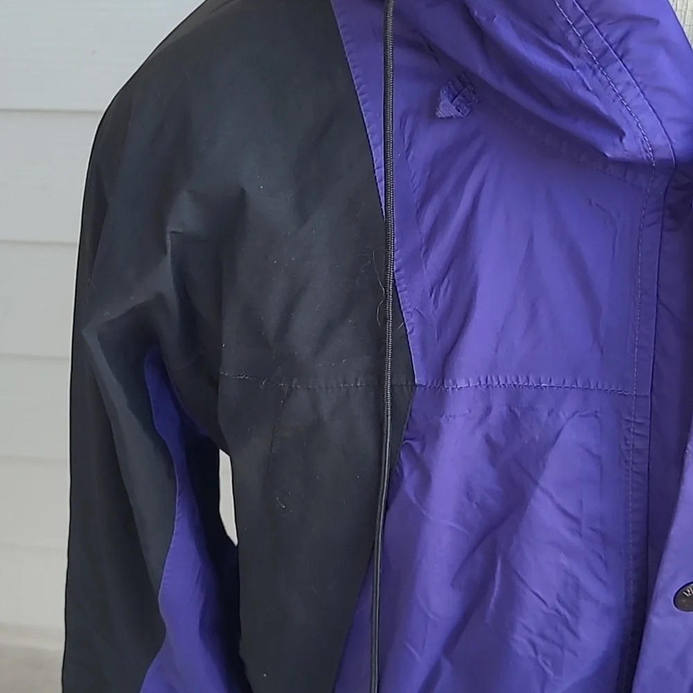 THE NORTH FACE Blue Purple Black Nylon Gore Tex Mens Large Jacket 90s VTG‎ TNF